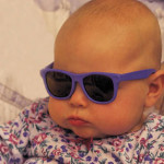 Babies wearing sunglasses!