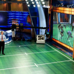 Football shows with mini football fields!