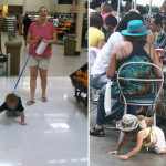 Parents who leash their kids!