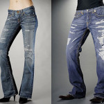 Brand new ripped blue jeans!